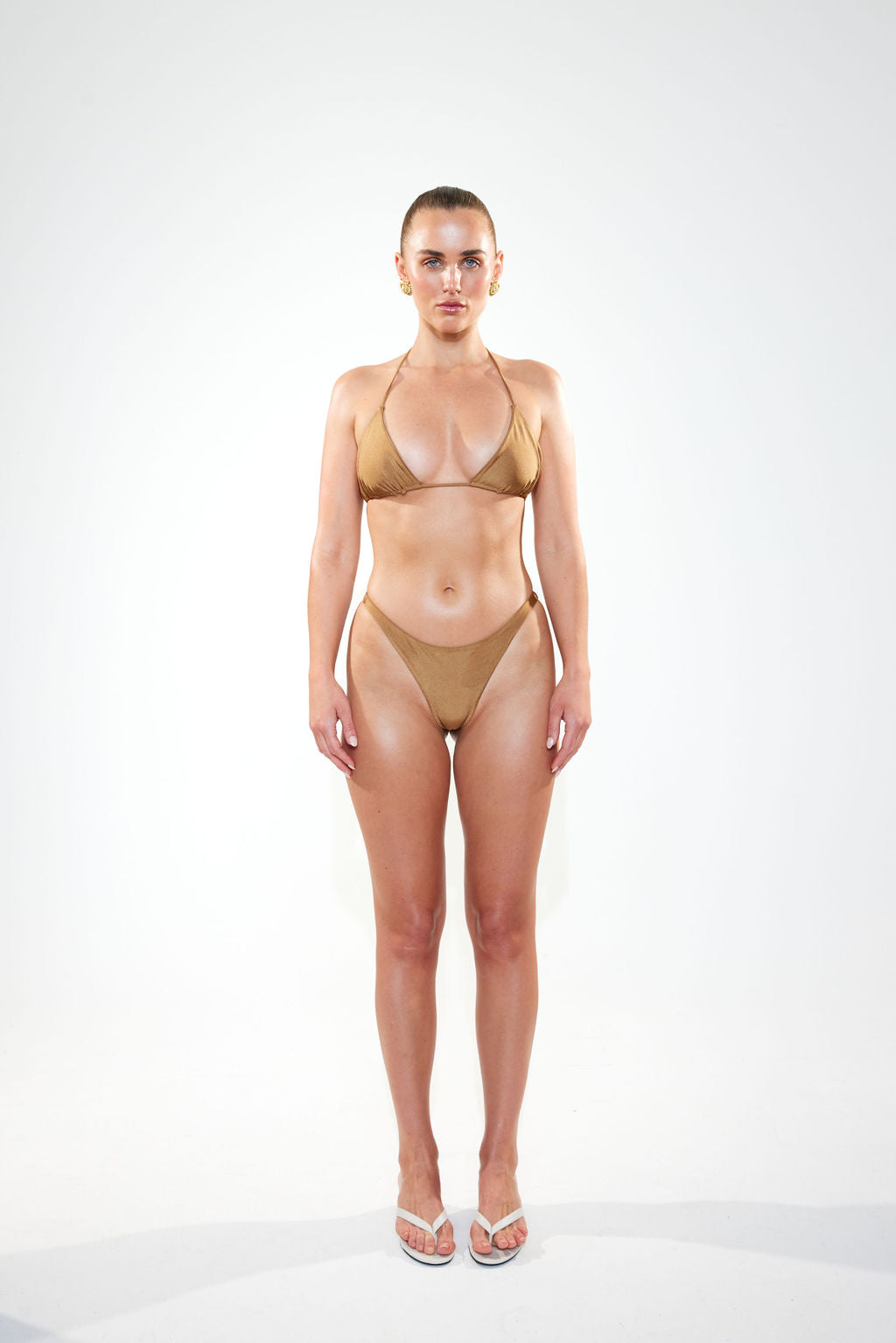 La Playa Triangl Top | Copper