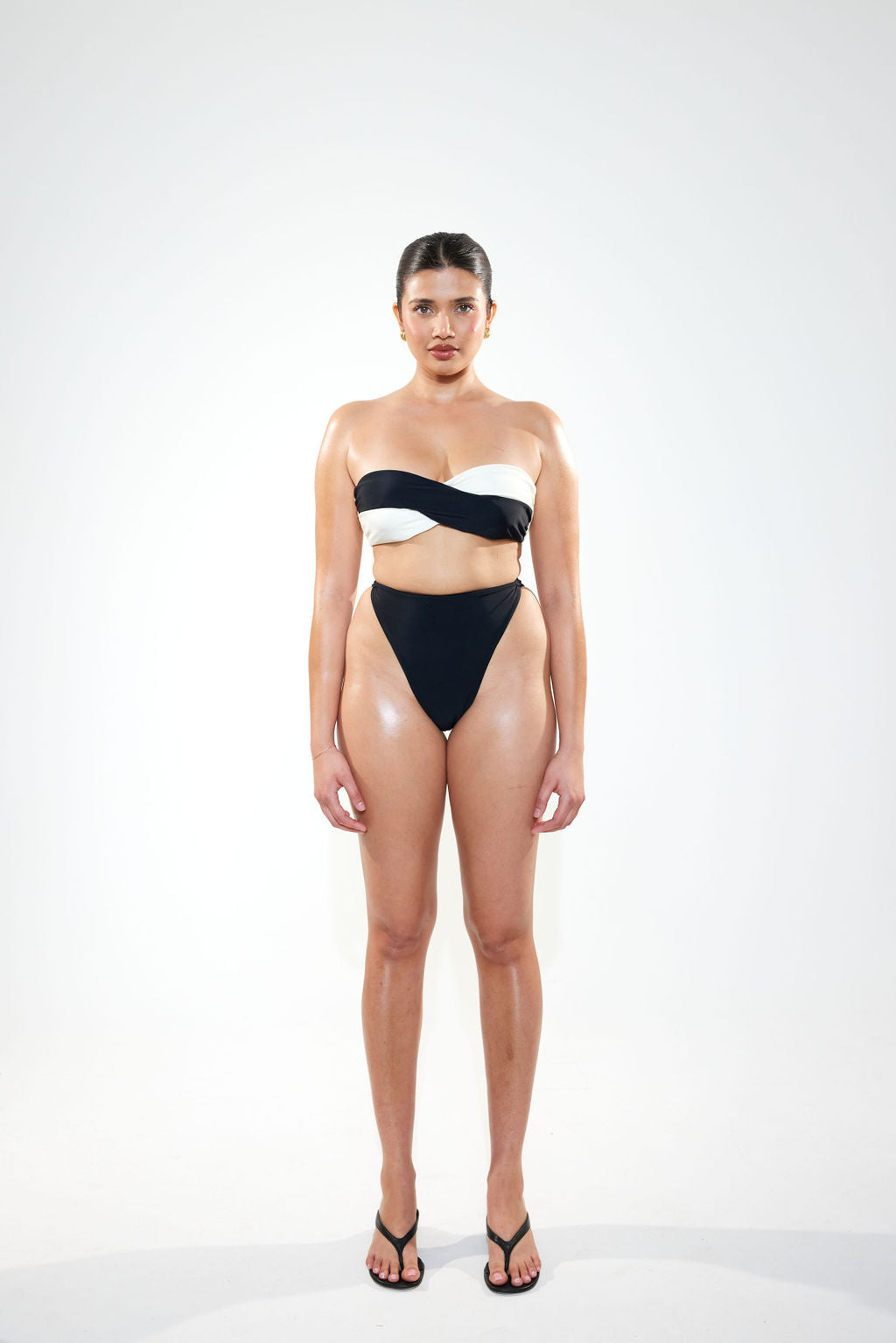 Libre Strapless Top | Monochrome