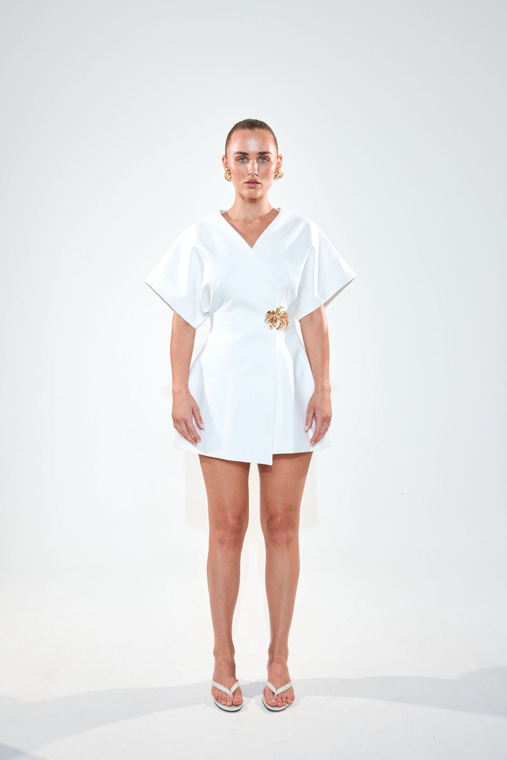 el mar mini dress Taller Marmo - Dragon Fringed Mini Dress - Black - IT 36