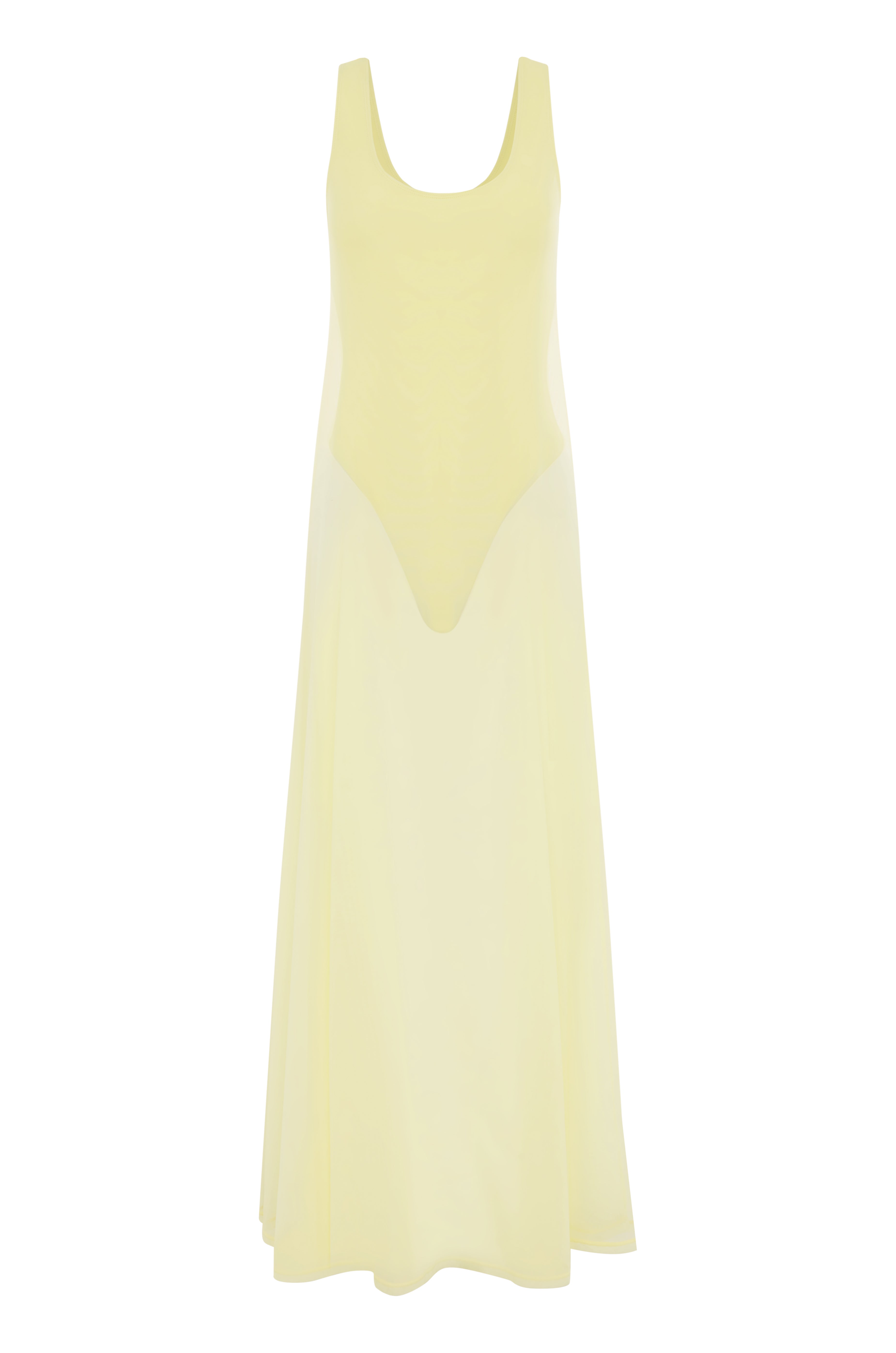 The Saint Tropezianne Sheer Dress | Noir
